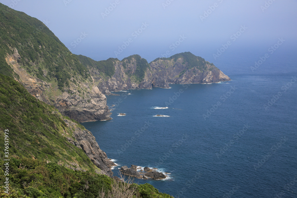 愛媛県愛南町　鼻面岬の風景