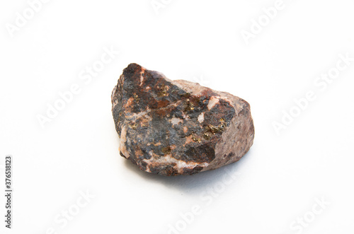 studio photo of hematite with pyrite