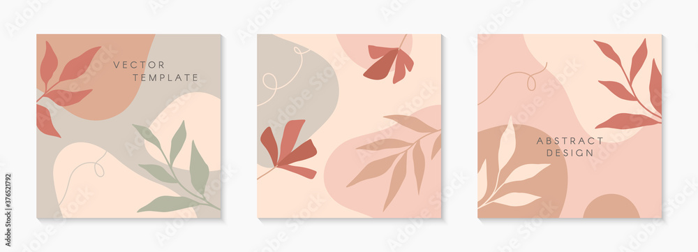 Bundle of modern vector illustrations with hand drawn organic shapes,textures and flowers.Trendy creative backgrounds for social media posts and stories,banners,branding design,covers Bundle of modern vector illustrations with hand drawn organic shapes,textures and flowers.Trendy creative backgrounds for social media posts and stories,banners,branding design,covers