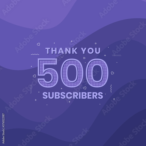 Thank you 500 subscribers 500 subscribers celebration.