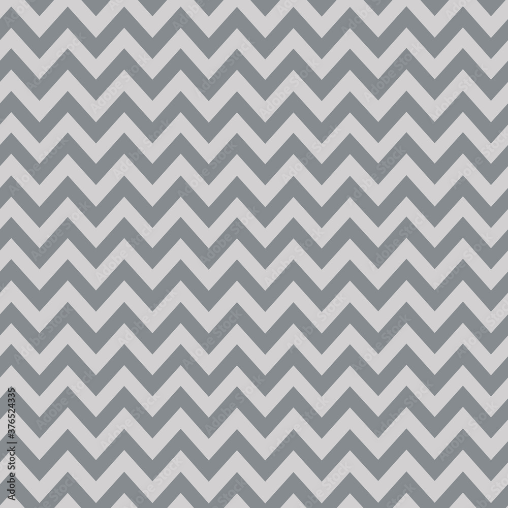 Seamless Chevron Pattern. Grey Zigzag background. Abstract Illustration for textile, fabric, design.