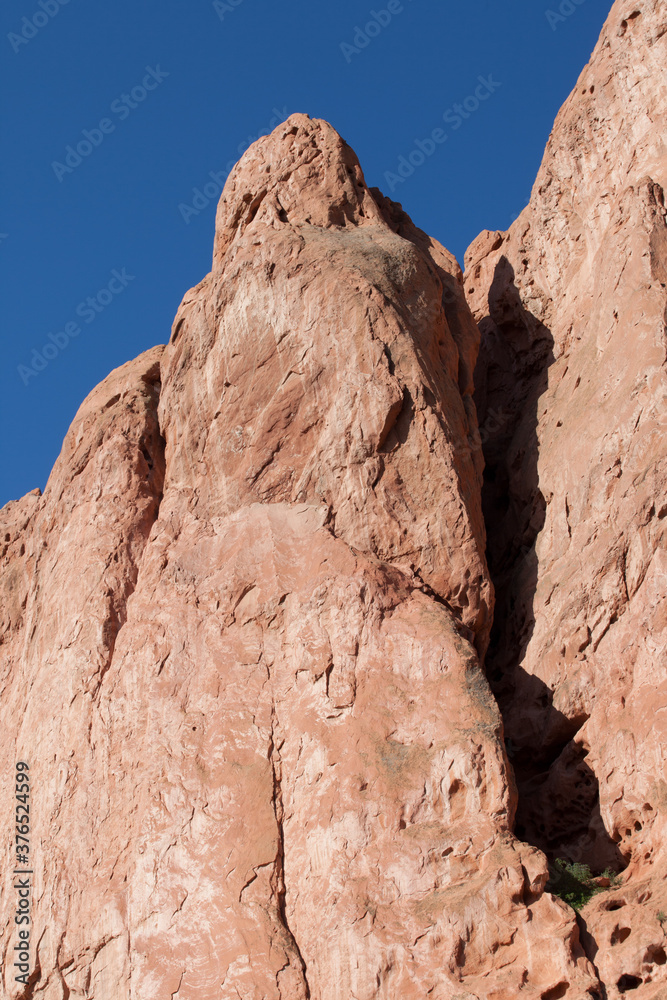 Rock formations from the Garden of the Gods