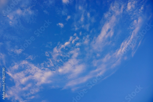 Clouds and blue sky for background