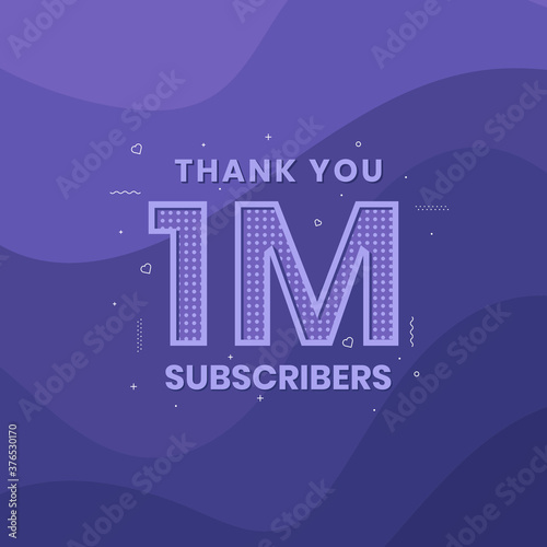 Thank you 1000000 subscribers 1m subscribers celebration.