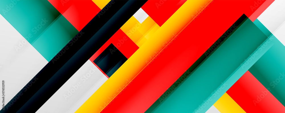 Geometric abstract backgrounds with shadow lines, modern forms, rectangles, squares and fluid gradients. Bright colorful stripes cool backdrops Geometric abstract backgrounds with shadow lines, modern forms, rectangles, squares and fluid gradients. Bright colorful stripes cool backdrops