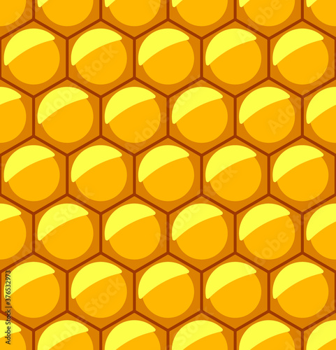 Honeycomb seamless pattern