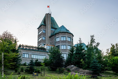 Fototapeta Naklejka Na Ścianę i Meble -  President Castle in Wisla in Silesia in southern Poland built in 1929-1930