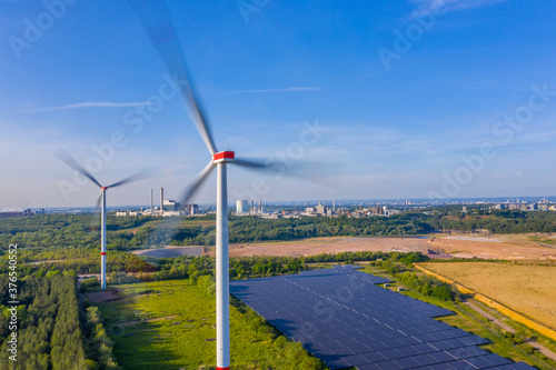 Windmills with Photovoltaic System