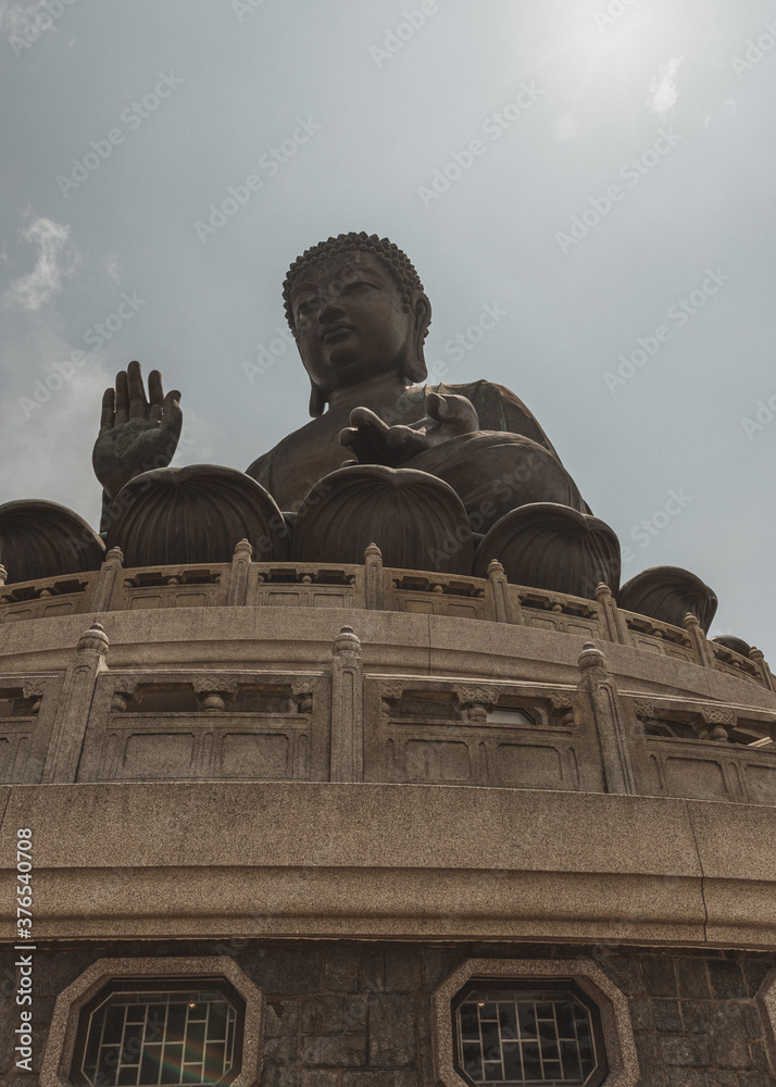 Fototapeta premium Heiliger großer Buddha in Hongkong