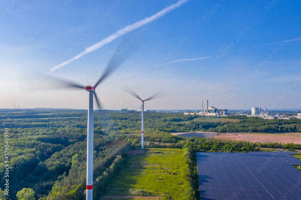 Windmills with Photovoltaic System