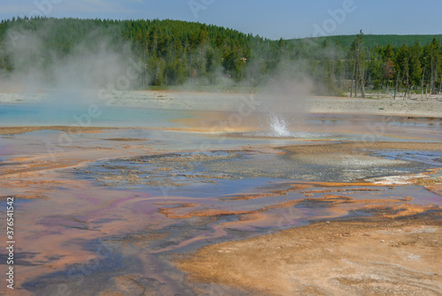 Grand Prismatic Spring, Yellowstone National Park.