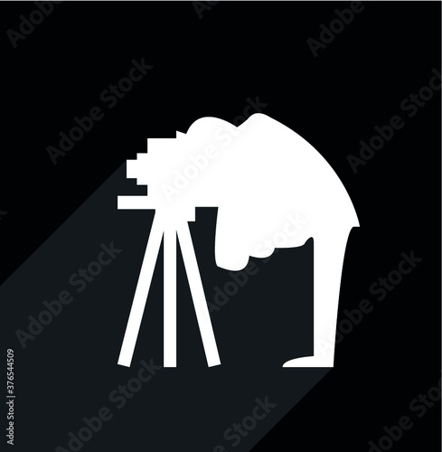 Vintage Photographer silhouette