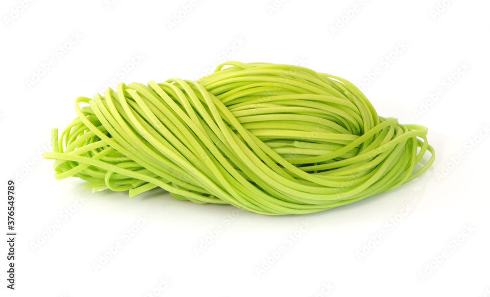 pasta noodle on white background