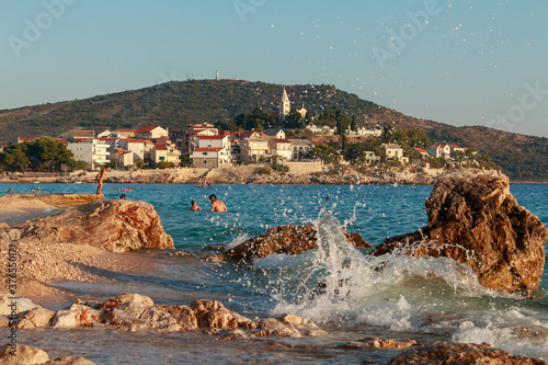 Croatian Beach Town (ID: 376550171)