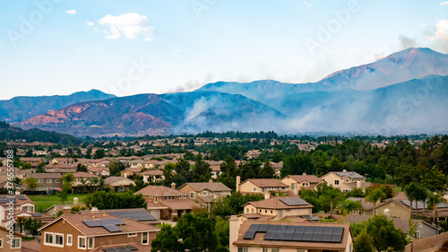 El Dorado Wildfire Day 2, View from Yucaipa BLVD
