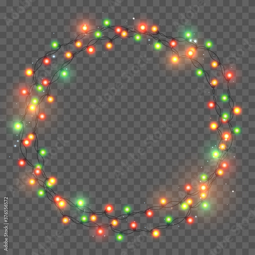 Wreath Christmas Lights