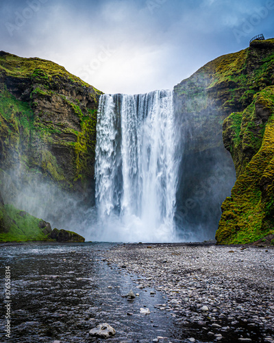 Sk  gafoss waterfall in Iceland