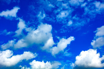 chmury na niebie 