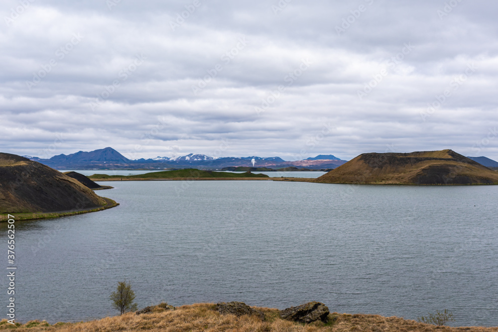 Fototapeta premium Beautiful rocky Icelandic coastline 