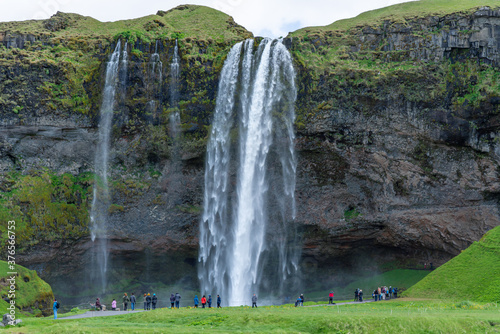 Beautiful waterfall in Iceland