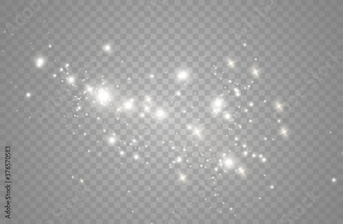 The dust sparks 