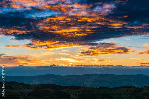 Three mountains one sunset © SandraOC