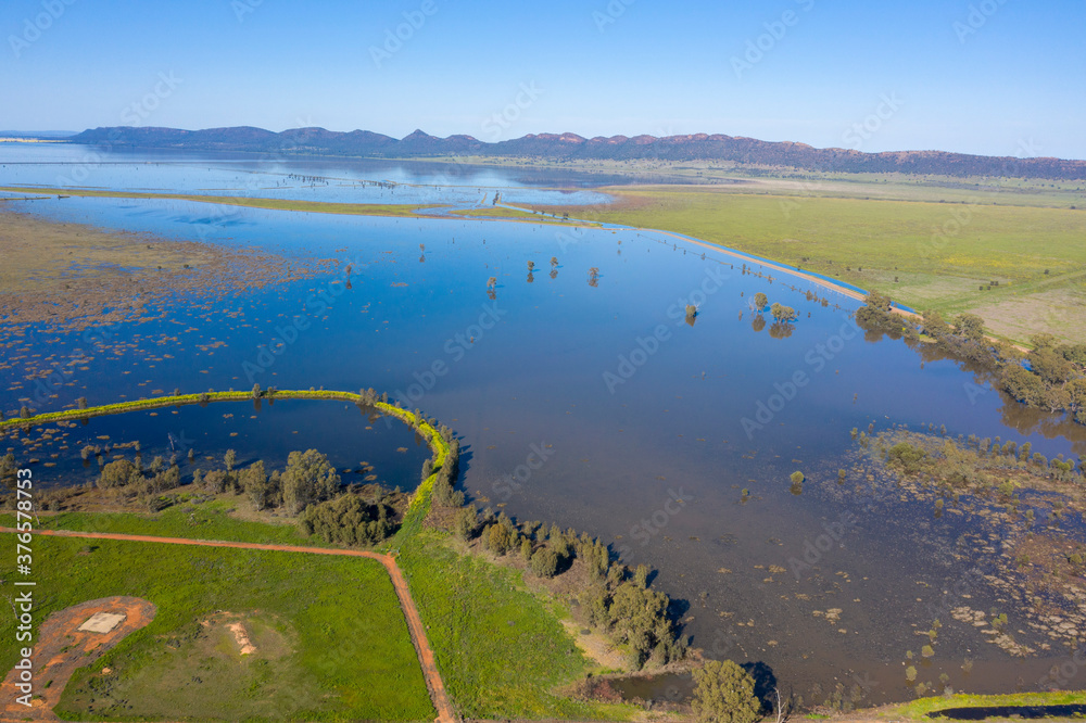  lake brewster near the outback town of Hillston iin the west of New South Wales, Australia.