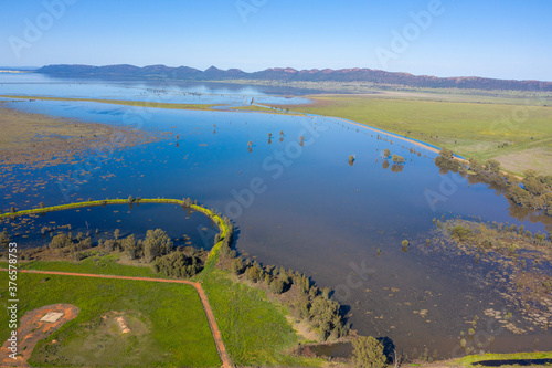  lake brewster near the outback town of Hillston iin the west of New South Wales  Australia.