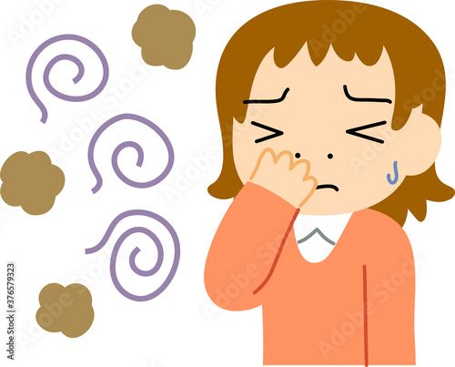 Woman troubled in stinking smell