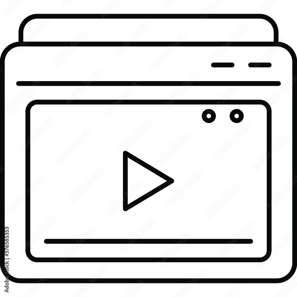 Website icon layout webpage landingpage icon