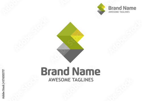 Free Download abstract creative geometric letter s colorful logo vector  - GFXLoad