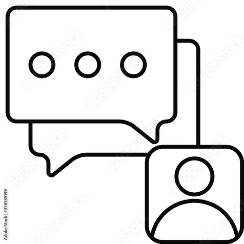 Chat dialogue message icon
