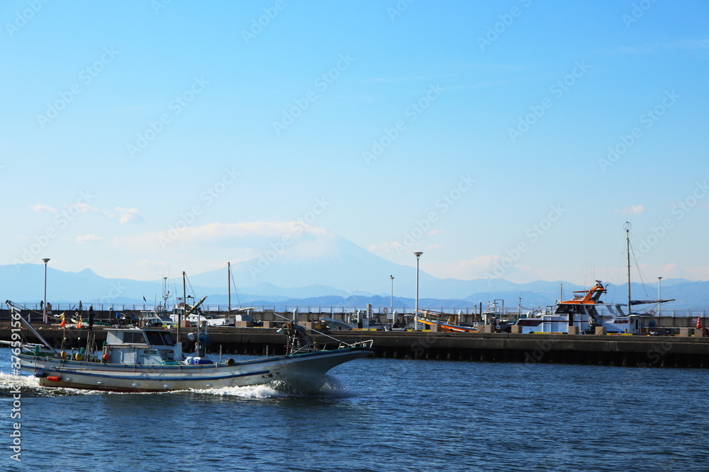 江ノ島から見える富士山【国内・江ノ島】
