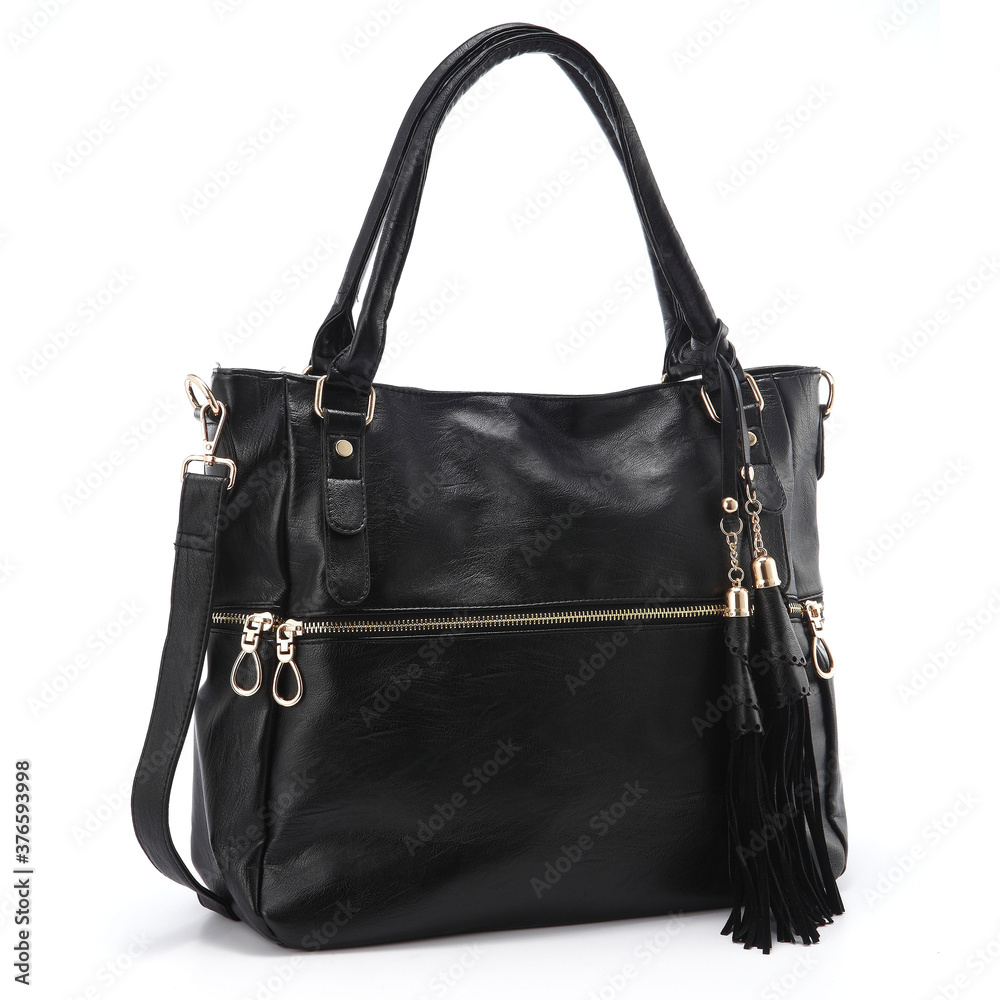 leather bag isolated on white leather bag isolated on white