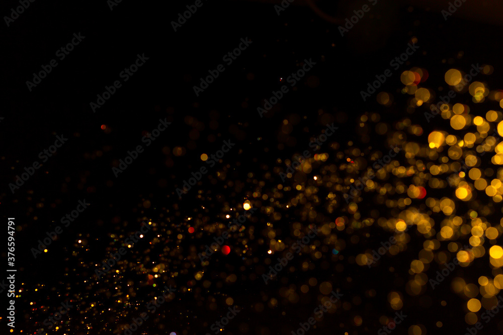 Gold bokeh of lights Gold bokeh of lights