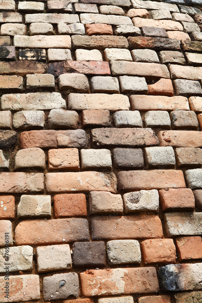 Naklejka premium red brick wall