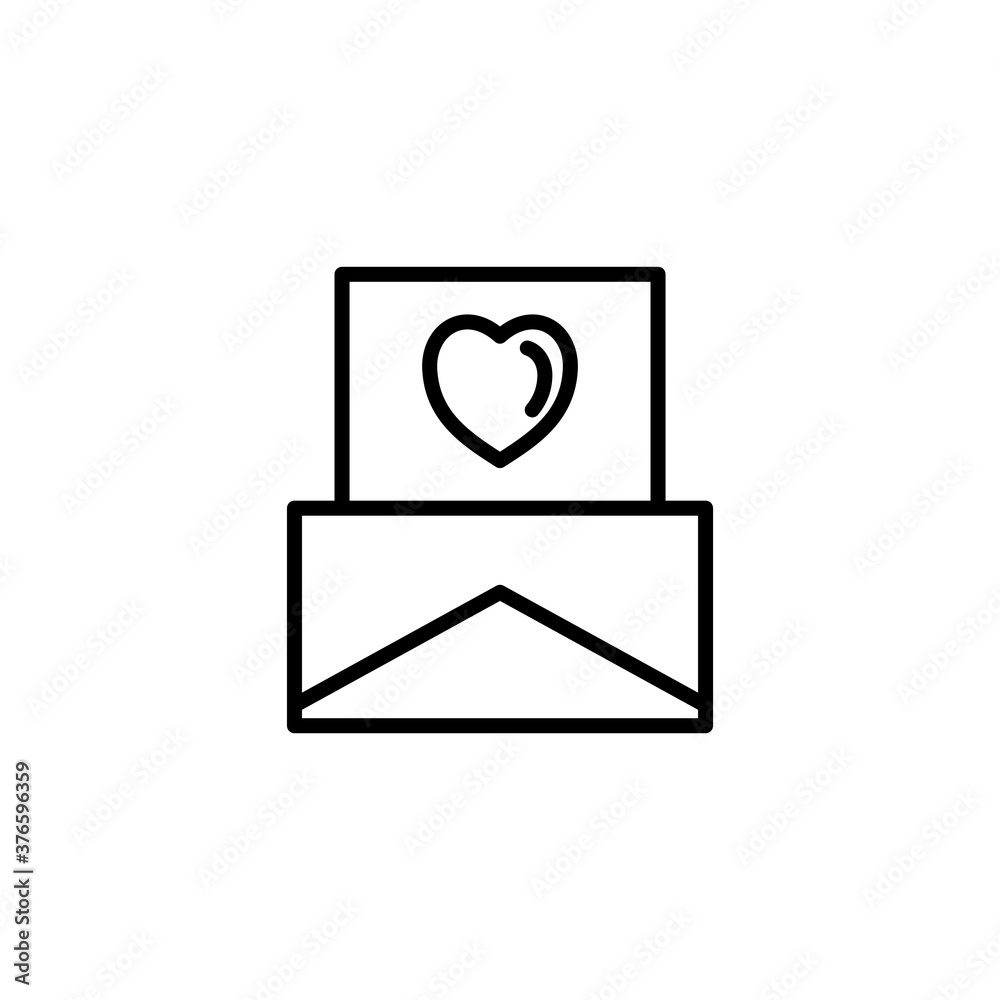 wedding invitation icon outline style for your web design wedding invitation icon outline style for your web design