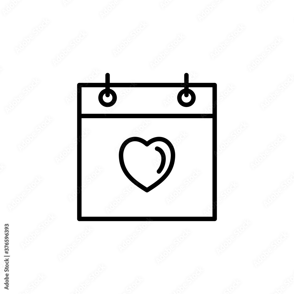 calendar wedding icon outline style for your web design calendar wedding icon outline style for your web design