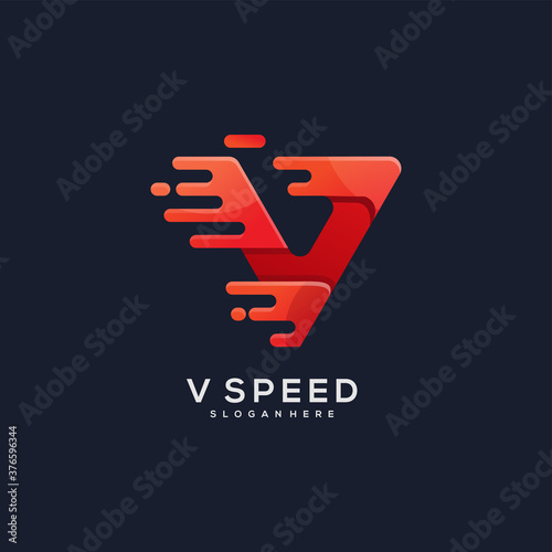 v speed fast font motion media