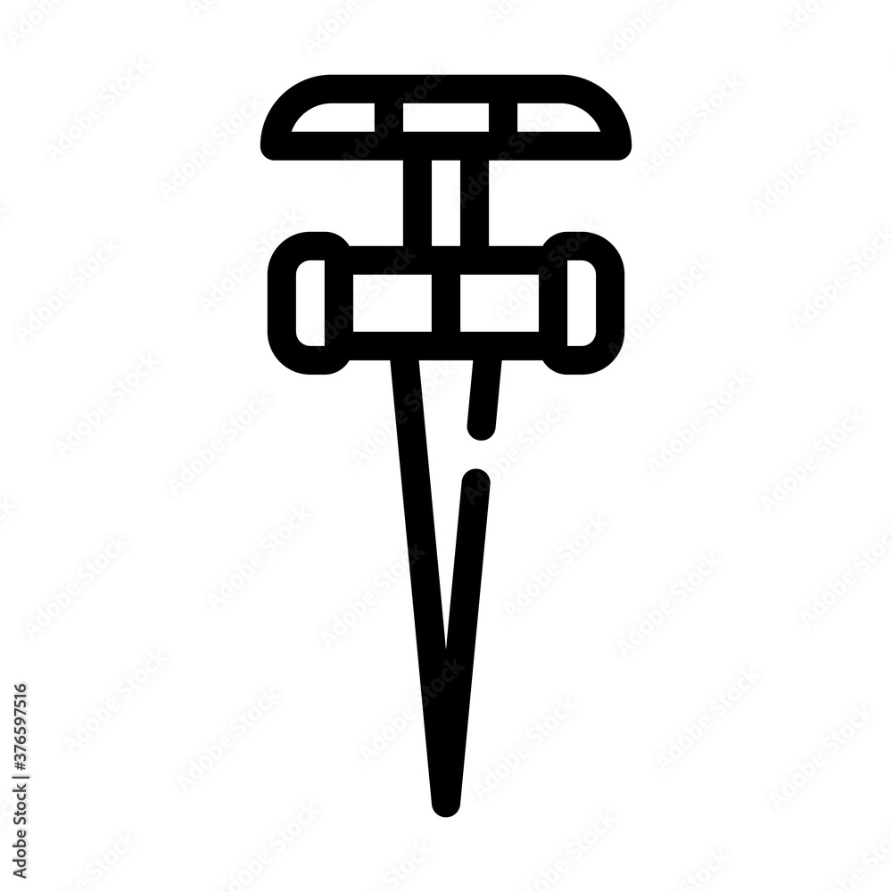 watering tool line icon vector isolated illustration watering tool line icon vector isolated illustration