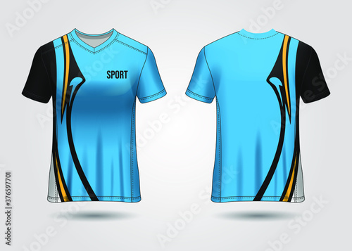 Sport Jersey Template Design Vector