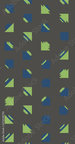 Abstract Color Halftone Dots generative art background illustration