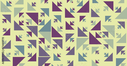 Abstract Color Halftone Dots generative art background illustration