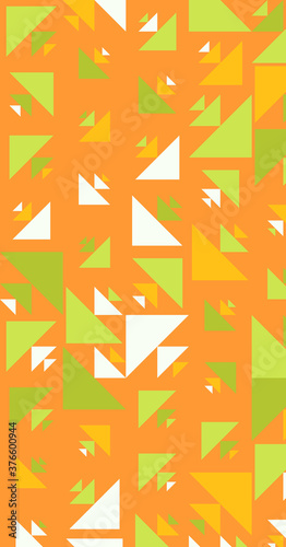 Abstract Color Halftone Dots generative art background illustration
