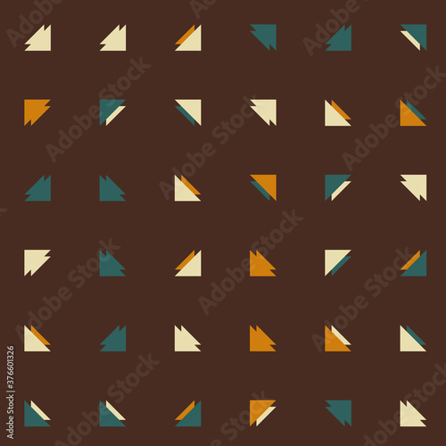 Abstract Color Halftone Dots generative art background illustration