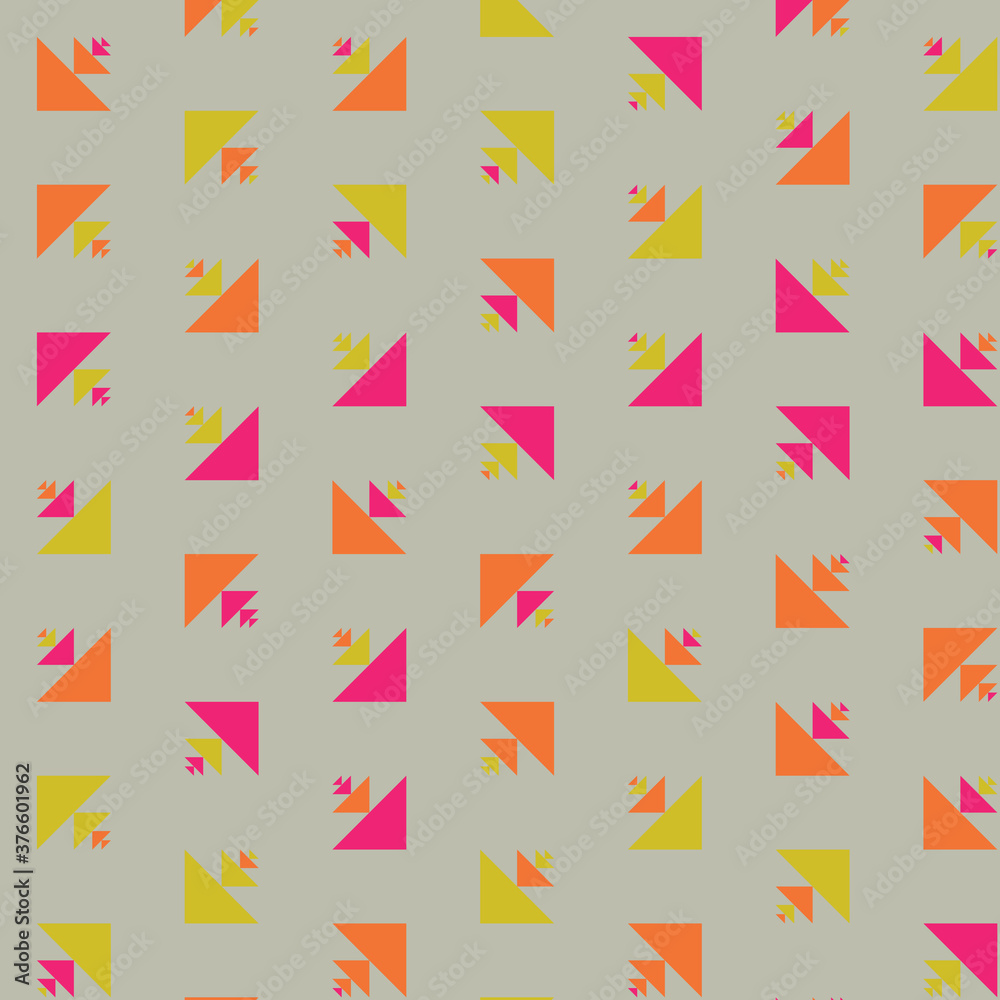 Abstract Color Halftone Dots generative art background illustration