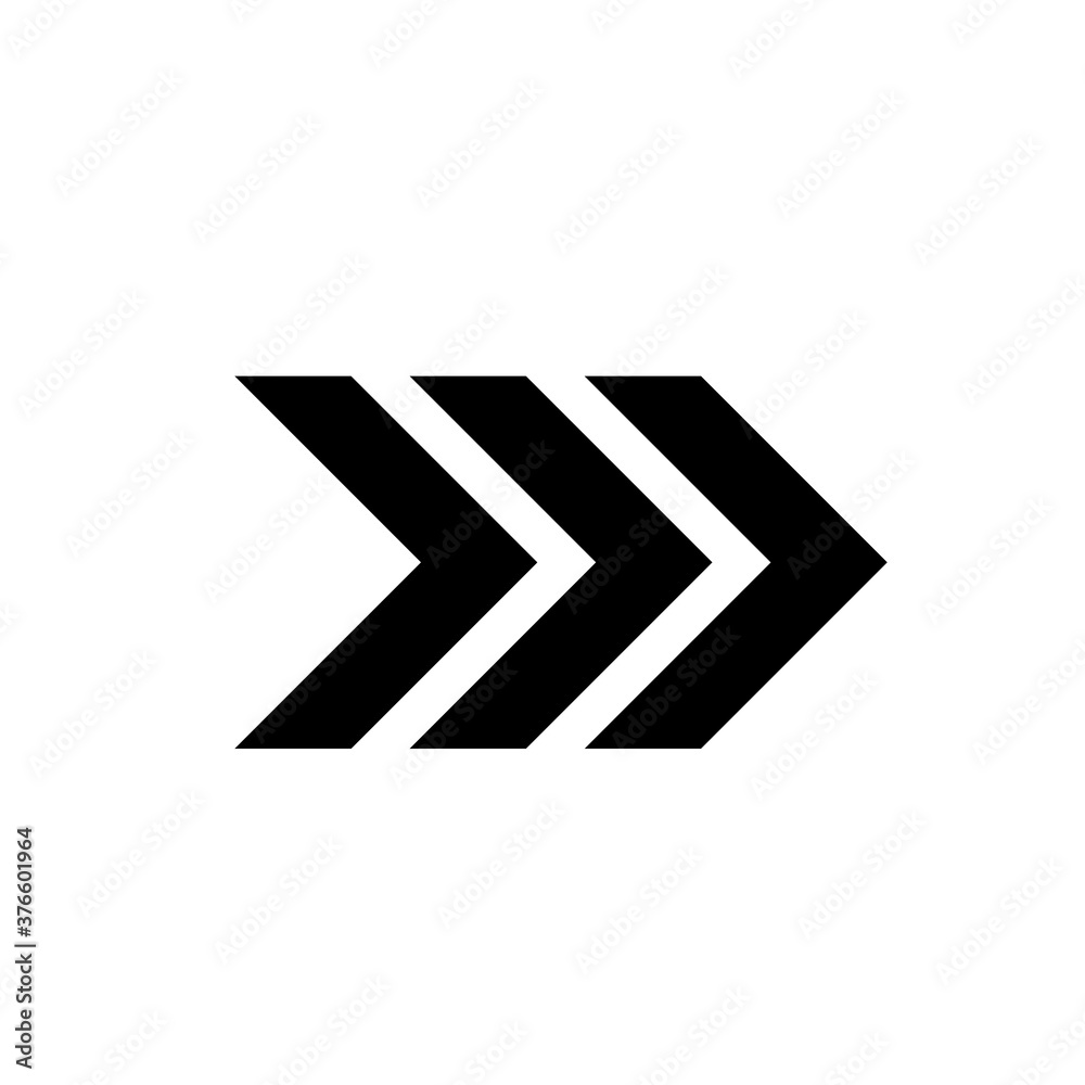Arrow icon on white. Vector Arrow icon on white. Vector
