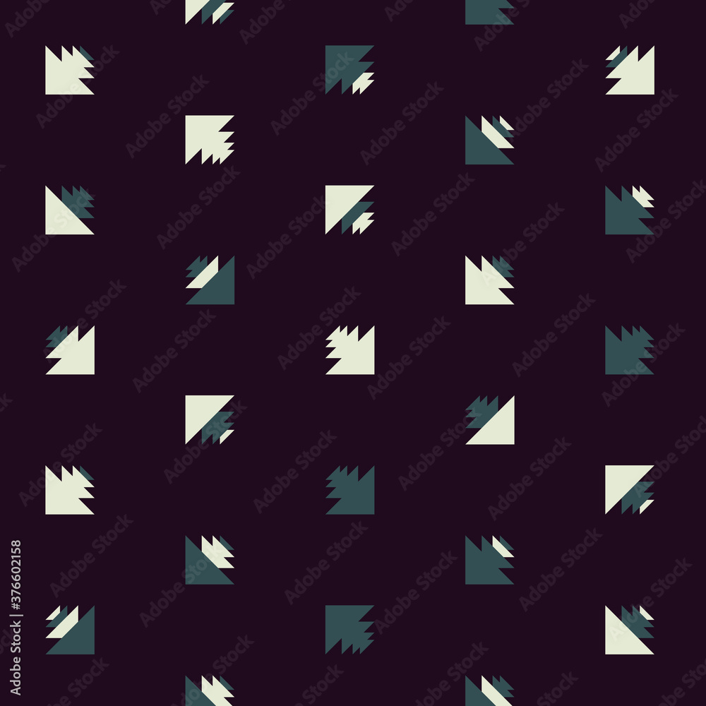 Abstract Color Halftone Dots generative art background illustration