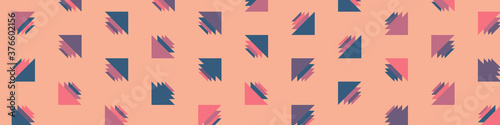 Abstract Color Halftone Dots generative art background illustration
