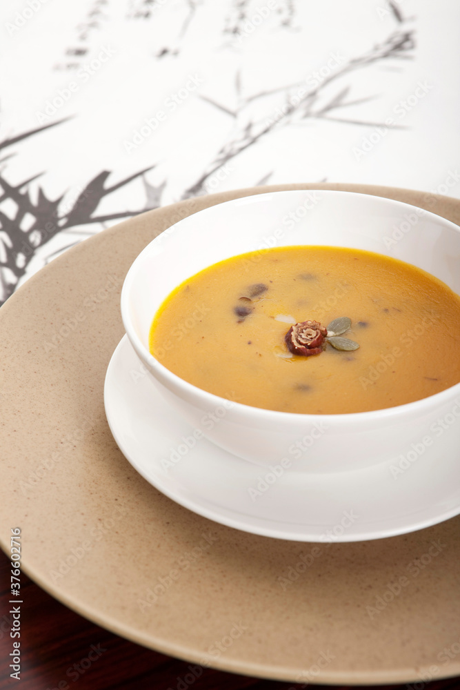 korean food, pumpkin porridge korean food, pumpkin porridge